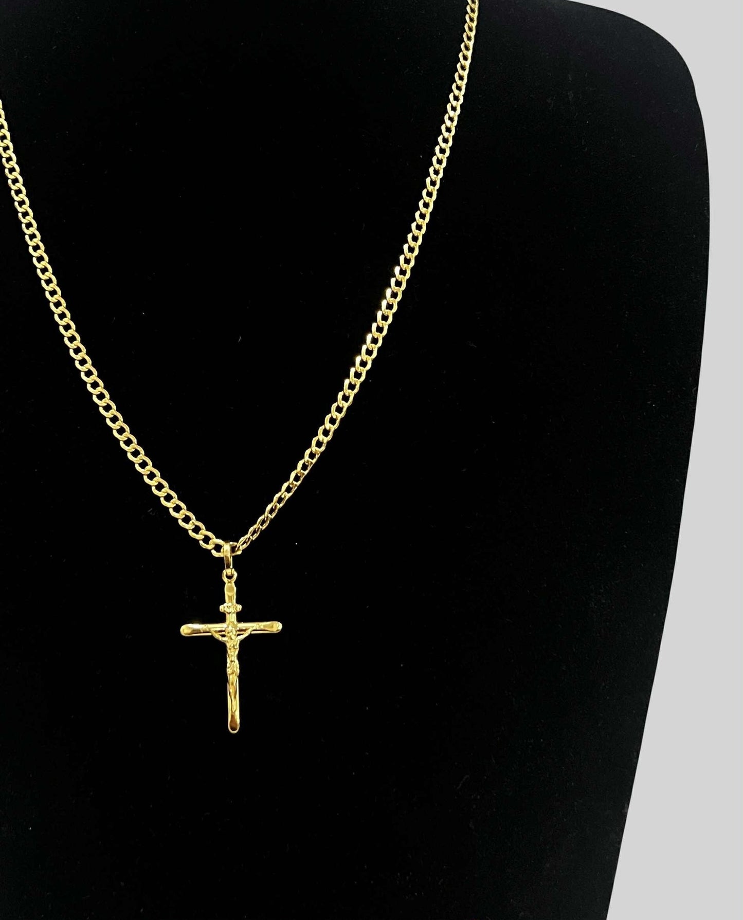 WG003613 N 18k Saudi Gold Necklace 20" 6.04g