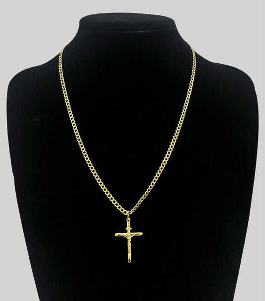 WG003613 N 18k Saudi Gold Necklace 20" 6.04g