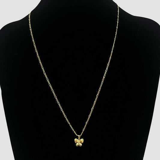 WG003614 N 18k Saudi Gold Necklace 22" 2.94g