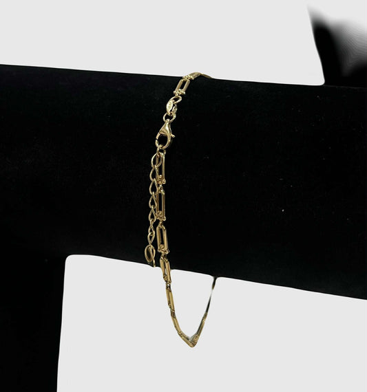 WG003714 B 18k Saudi Gold 7.5-8.5" Adjustable  2.41g