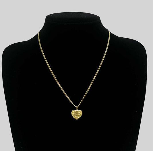 WG003731 N 18k Saudi Gold Necklace 18" 5.44g