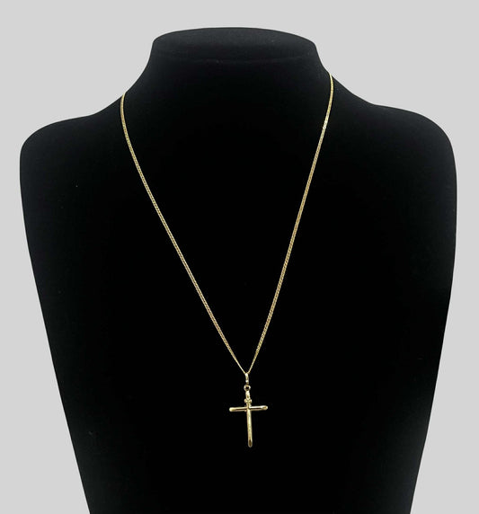WG003738 N 18k Saudi Gold Necklace 20" 2.54g