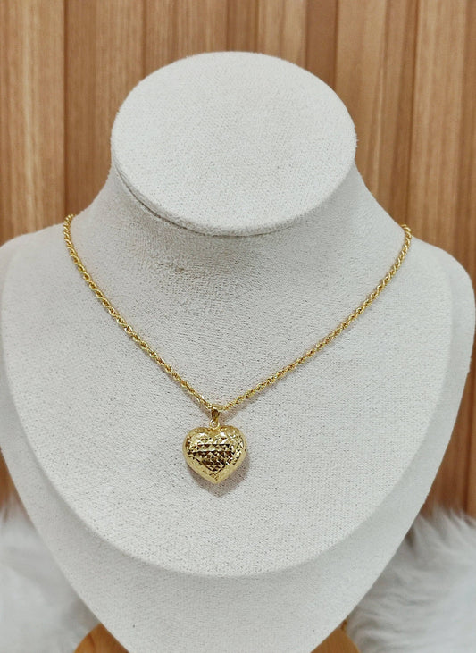WG003808 Necklace 18k Saudi Gold 21.5" 4.04g