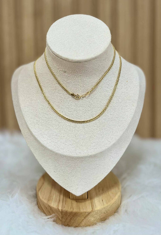 WG003846 Necklace 18k Saudi Gold  20" 2.85g