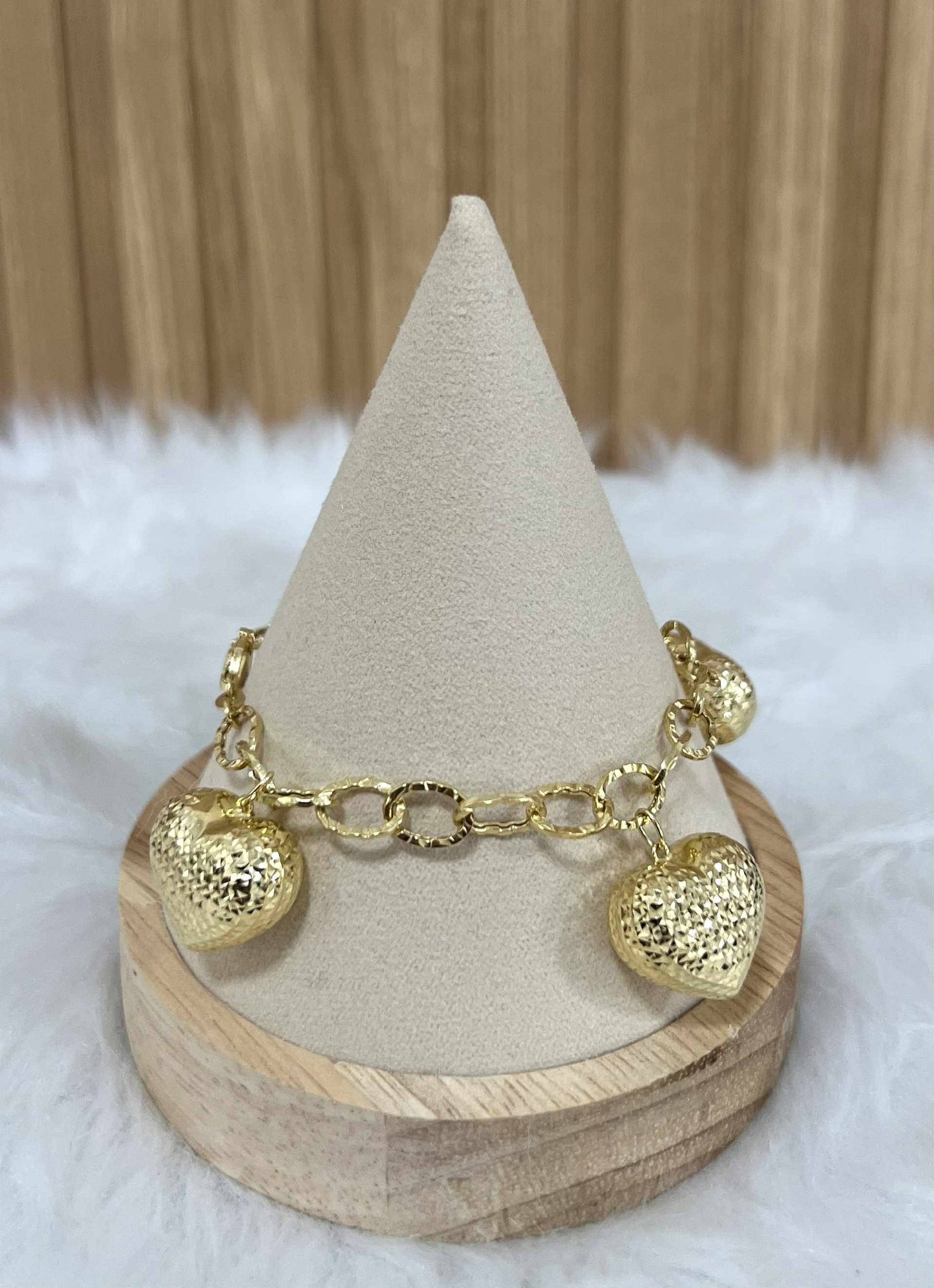 WG003857 Bracelet 18k Saudi Gold  7.5" 11.69g