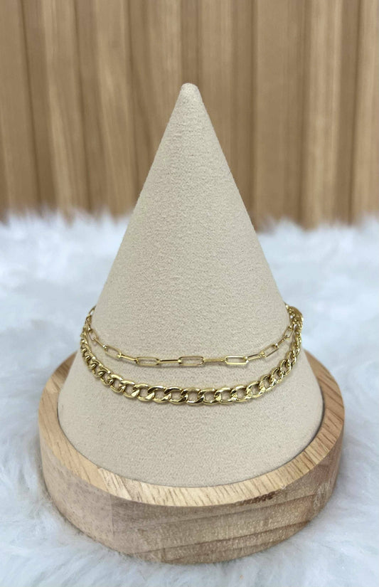 WG003858 B 18k Saudi Gold  7.5" 4.15g