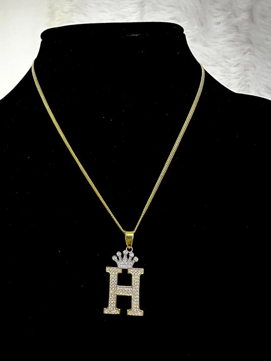 WG02792HP1002878N1.98 18k  Gold Necklace with pendant