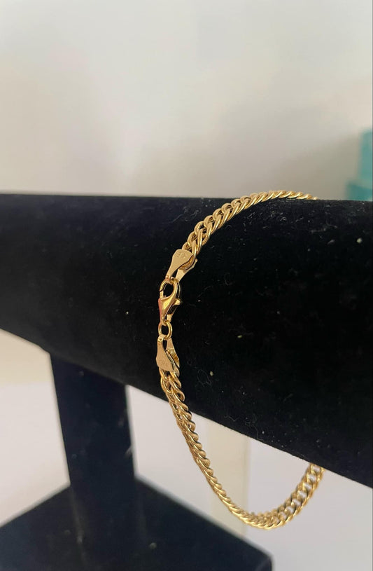 WG03376 18k Saudi Gold Bracelet – 5.83 grams