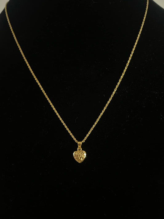 18k Saudi Gold Necklace – 1.27 grams
