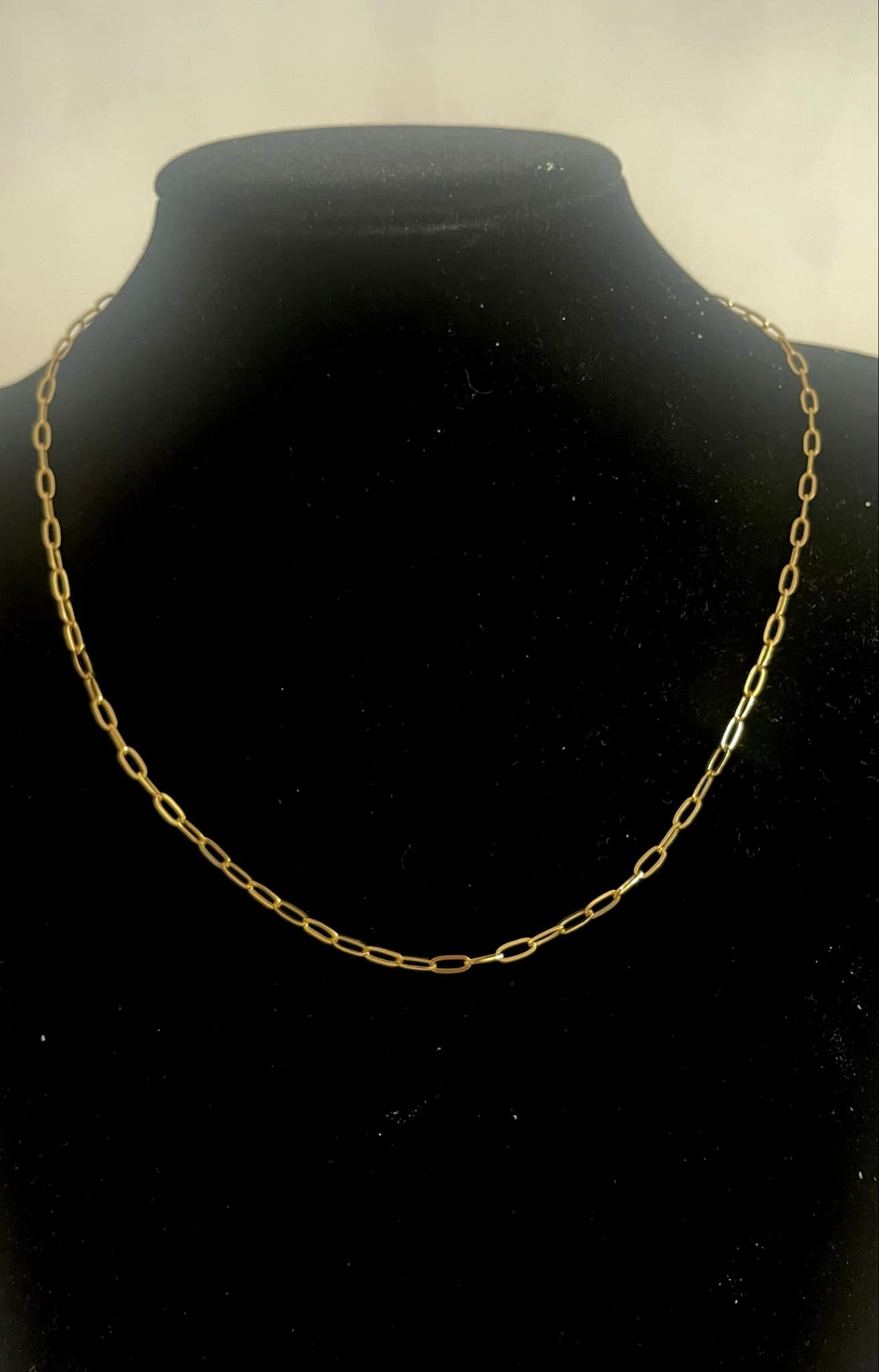18k Saudi Gold Necklace – 3.32 grams