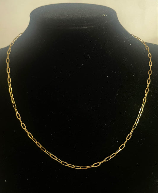 18k Saudi Gold Necklace – 3.32 grams