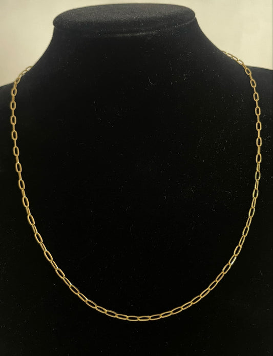 WG03406 N, 18k Saudi Gold Necklace – 3.48 grams