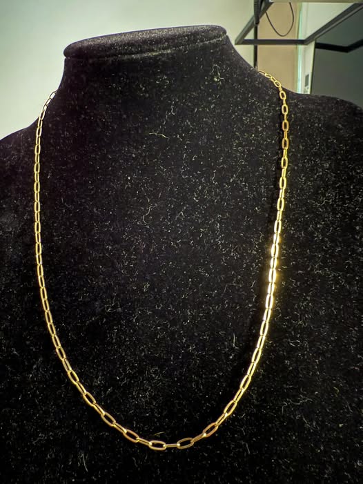 18k Saudi Gold Necklace – 3.5 grams