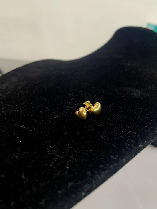 WG03428 E, 18k Saudi Gold Earrings – 1.42 grams