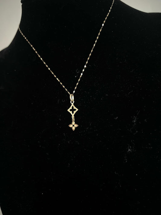 WG03471 N, 18k Saudi Gold Necklace – 1.06 grams