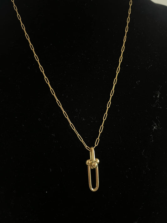 WG03480 N, 18k Saudi Gold Necklace – 2.45 grams