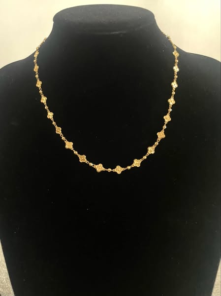 18k Saudi Gold Necklace – 5.92 grams