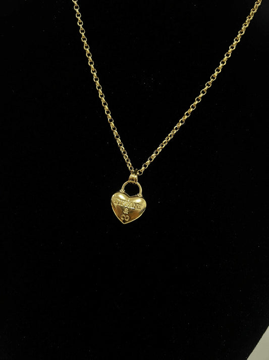 WG03555 N 18k Saudi Gold Necklace 18" 6.01g
