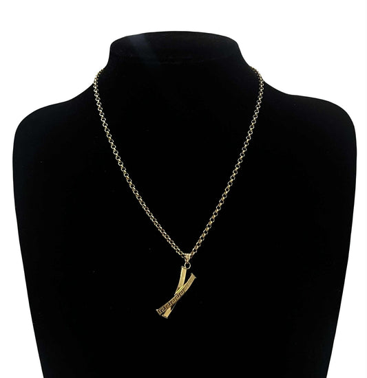 WG03557 N 18k Saudi Gold Necklace 17.5" 4.56g