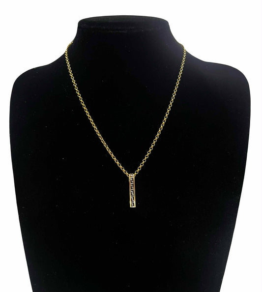 WG03559 N 18k Saudi Gold Necklace 18" 5.04g