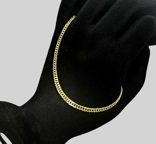 WG03564 B 18k Saudi Gold Bracelet 8" 2.69g
