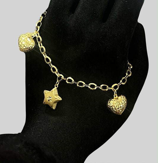 WG03565 B 18k Saudi Gold 7" 5.78g