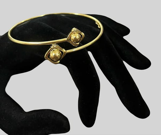 WG03580 B 18k Saudi Gold Bracelet Small 5.75g