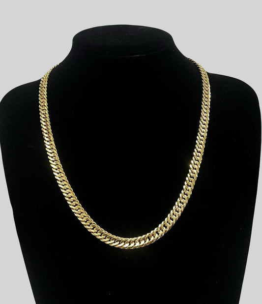 WG03746 N 18k Saudi Gold Necklace 21.5" 15.63g