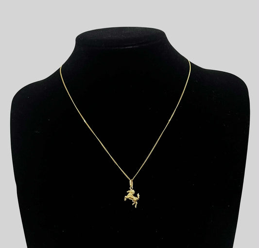 WG03755 N 18k Saudi Gold Necklace 18" 1.57g