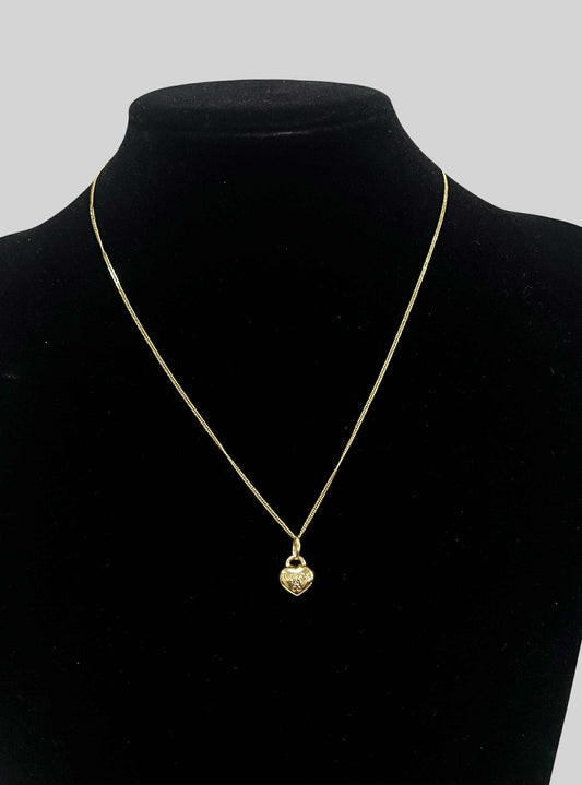 WG03757 N 18k Saudi Gold Necklace 18" 1.74g