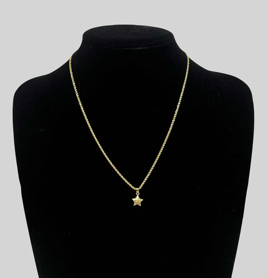 WG03760 N 18k Saudi Gold Necklace 18" 2.20g