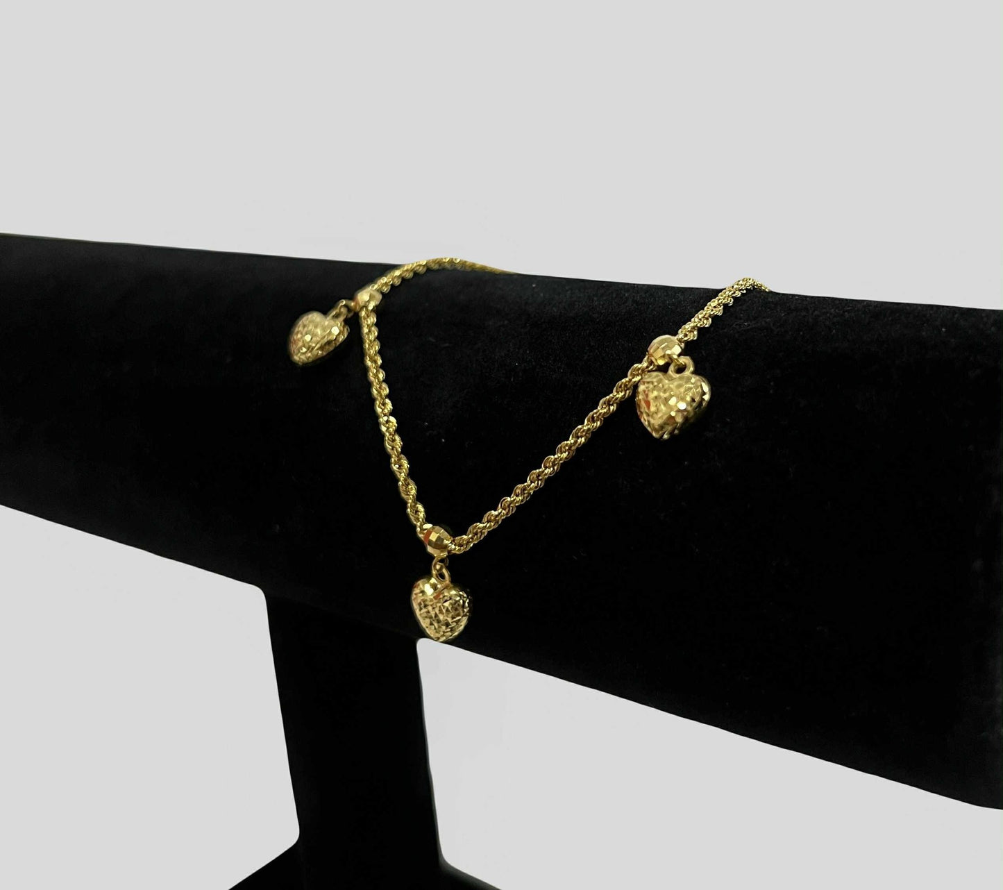 WG03762 B 18k Saudi Gold Bracelet 7.5" 3.61g