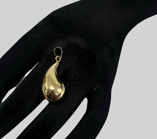 WG03773 P 18k Saudi Gold Pendant 2.07g