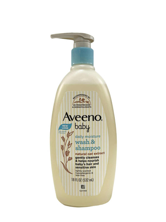 Aveeno baby wash & shampoo 532ML